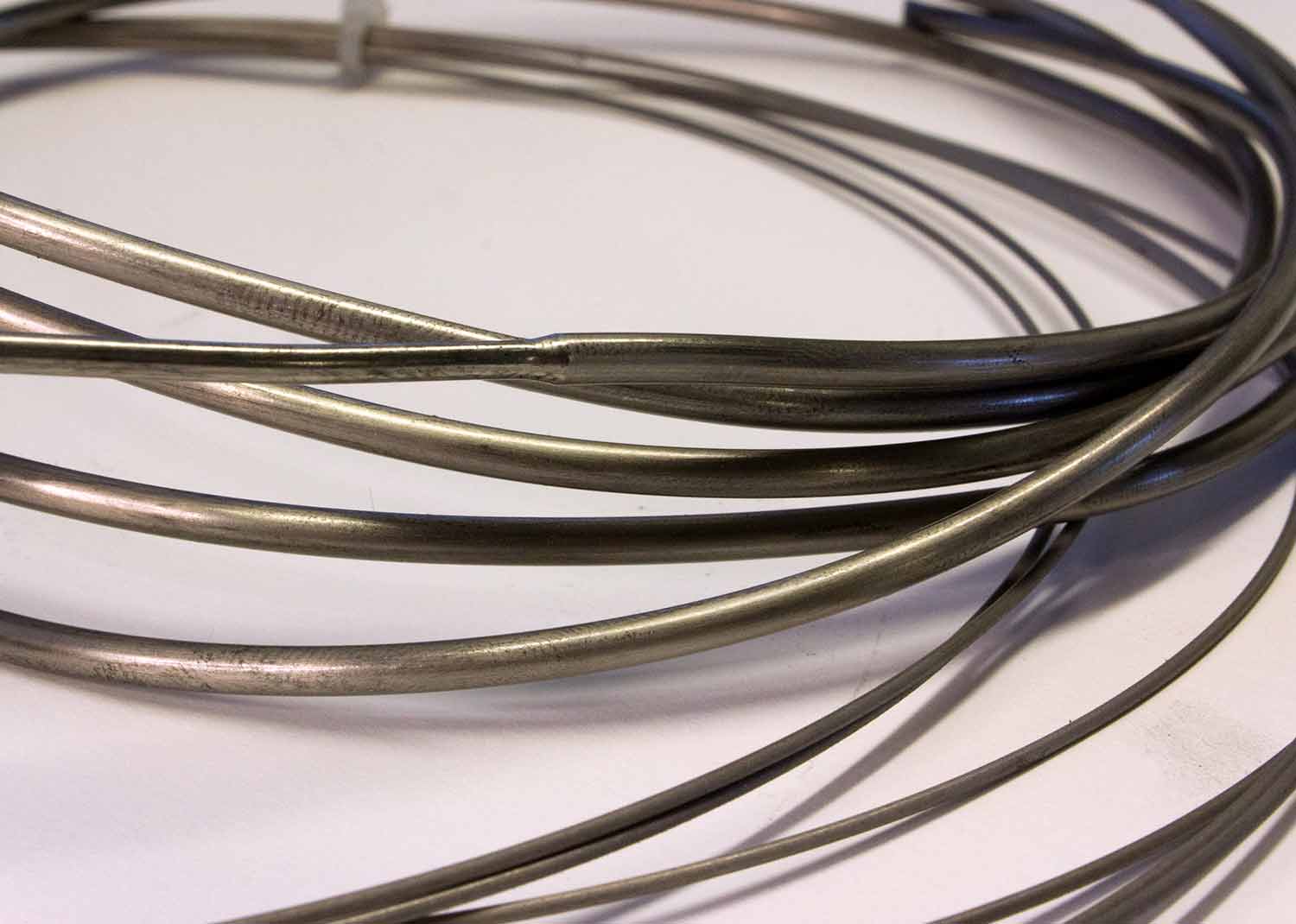 Swaging wire and tubes