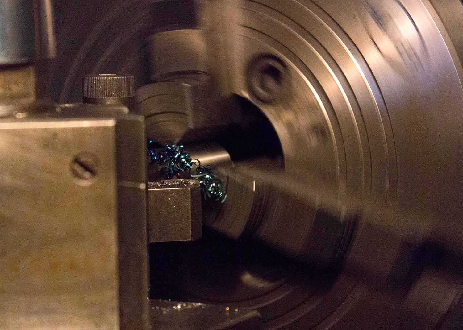 Turning machining.